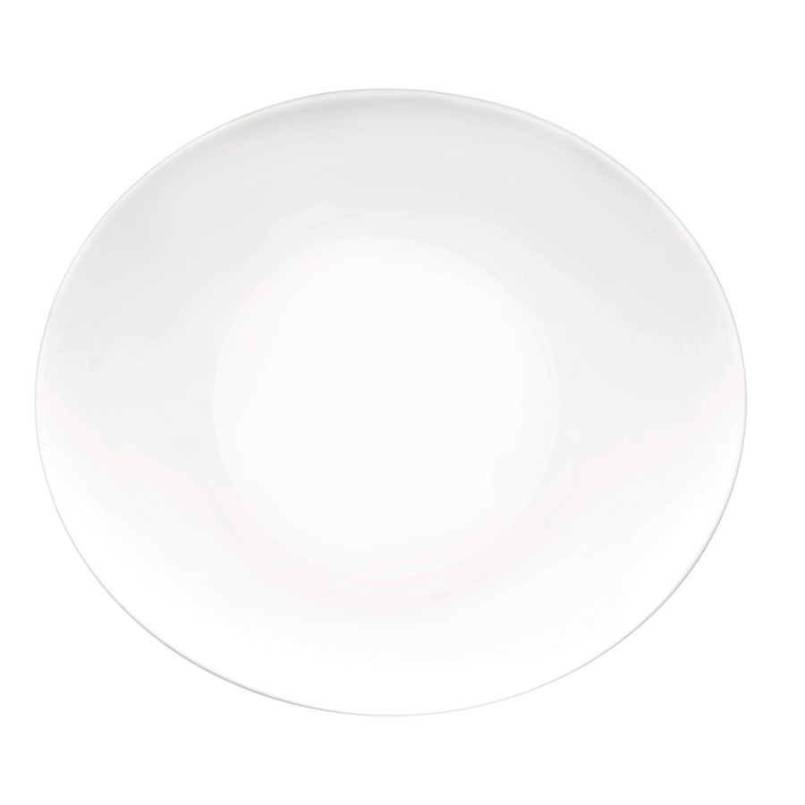 Dinnerware Bormioli Rocco | Prometeo 10.75" X 9.5" Opal Glass Dinner Plate (Set Of 24)