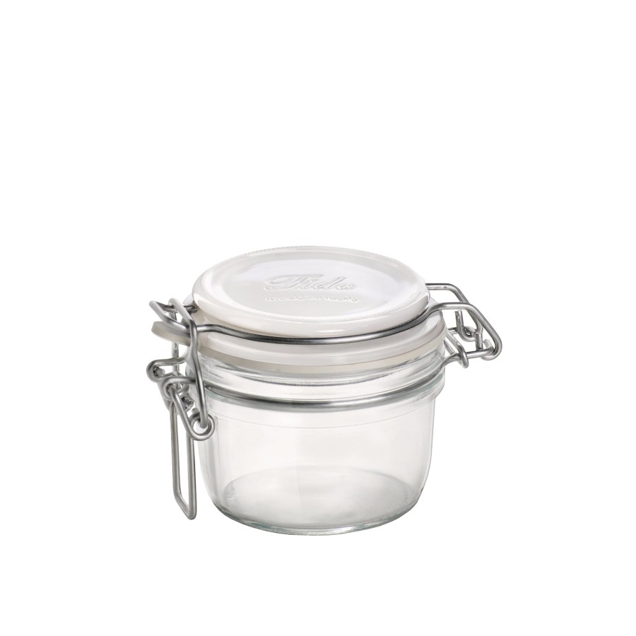 Food Storage Bormioli Rocco | Fido 4.25 Oz. Food Jar, White Top (Set Of 12)