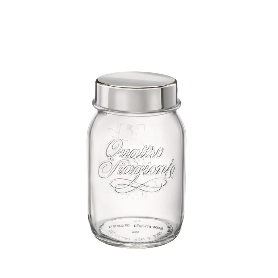 Food Storage Bormioli Rocco | Quattro Stagioni 17 Oz. Jar With Stainless Steel Lid (Set Of 12)