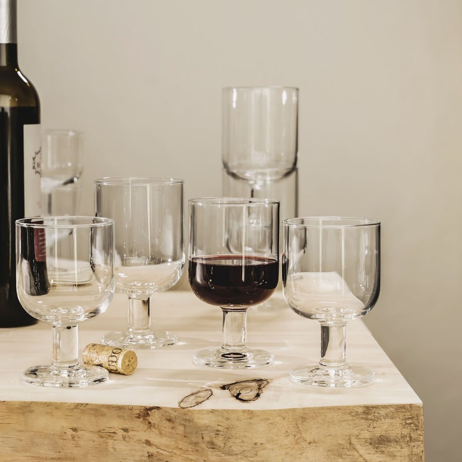 Drinkware Bormioli Rocco | Hosteria 11.75 Oz. Goblet Stackable Wine Glasses (Set Of 6)