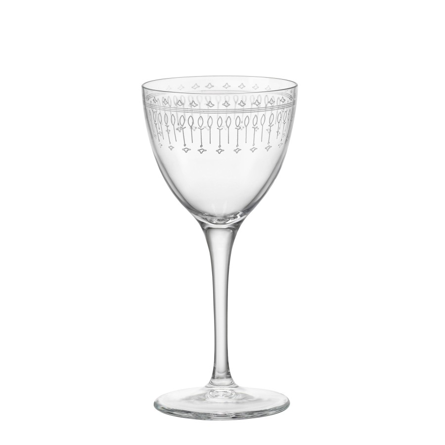 Drinkware Bormioli Rocco | Bartender 5.25 Oz. Novecento Art Deco Nick & Nora Cocktail Glasses (Set Of 6)