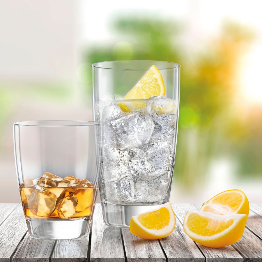 Drinkware Bormioli Rocco | Nadia 15.25 Oz. Cooler Drinking Glasses (Set Of 4)