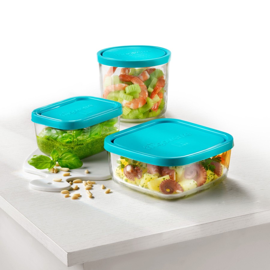 Food Storage Bormioli Rocco | Frigoverre 13.5 Oz. Rectangle Food Storage Container (Set Of 12)