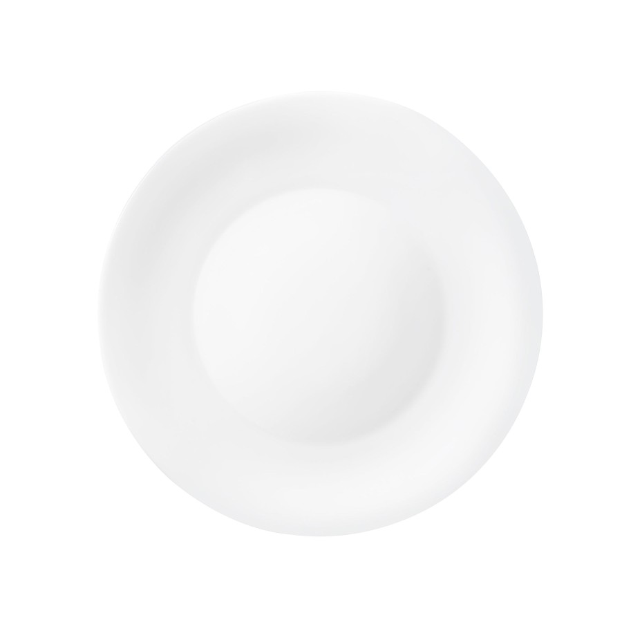 Dinnerware Bormioli Rocco | White Moon 10.63" Opal Glass Dinner Plate (Set Of 24)