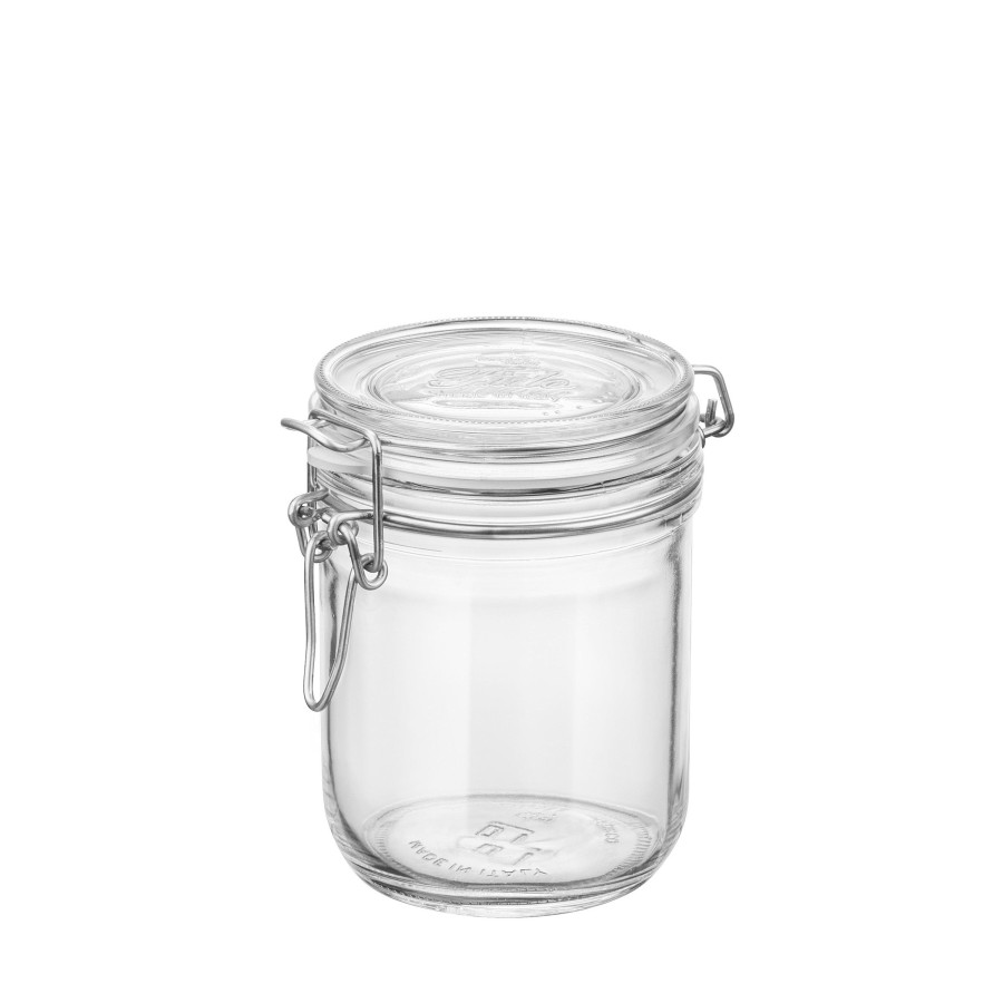 Food Storage Bormioli Rocco | Fido Cylinder 17.5 Oz. Food Jar, Clear (Set Of 6)