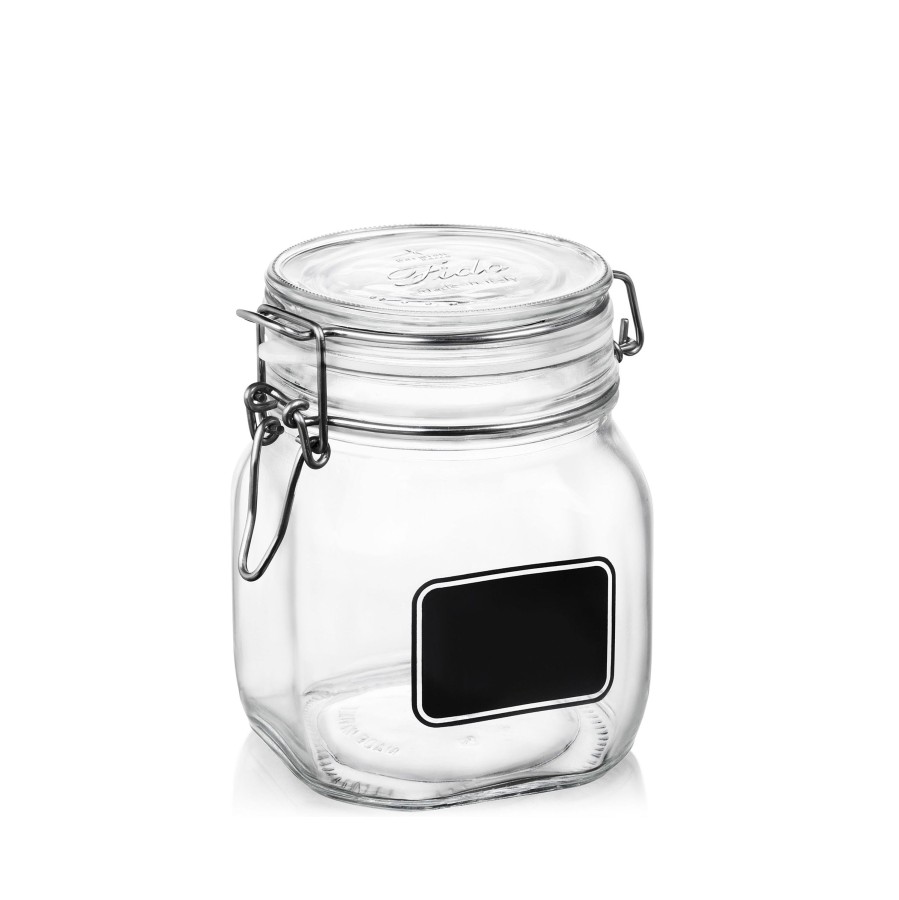 Food Storage Bormioli Rocco | Fido 25.25 Oz. Food Jar, Chalkboard (Set Of 12)