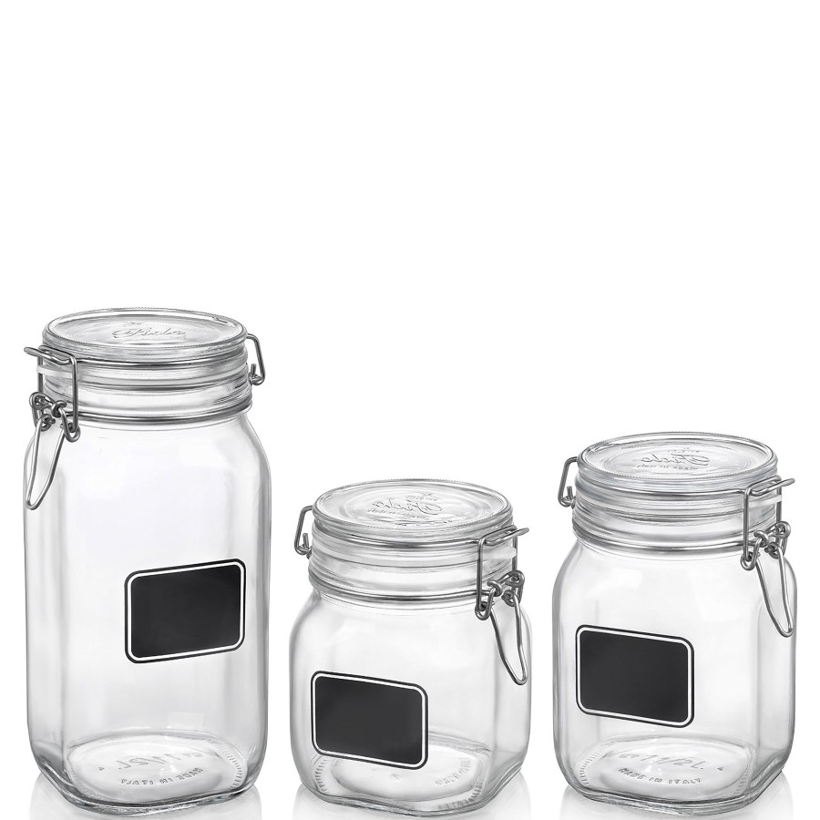 Food Storage Bormioli Rocco | Fido 25.25 Oz. Food Jar, Chalkboard (Set Of 12)