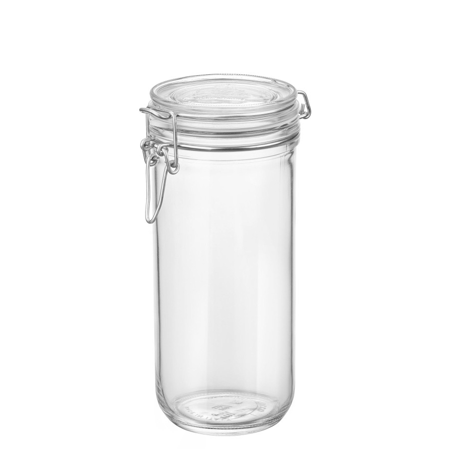 Food Storage Bormioli Rocco | Fido Cylinder 33.75 Oz. Food Jar, Clear (Set Of 6)