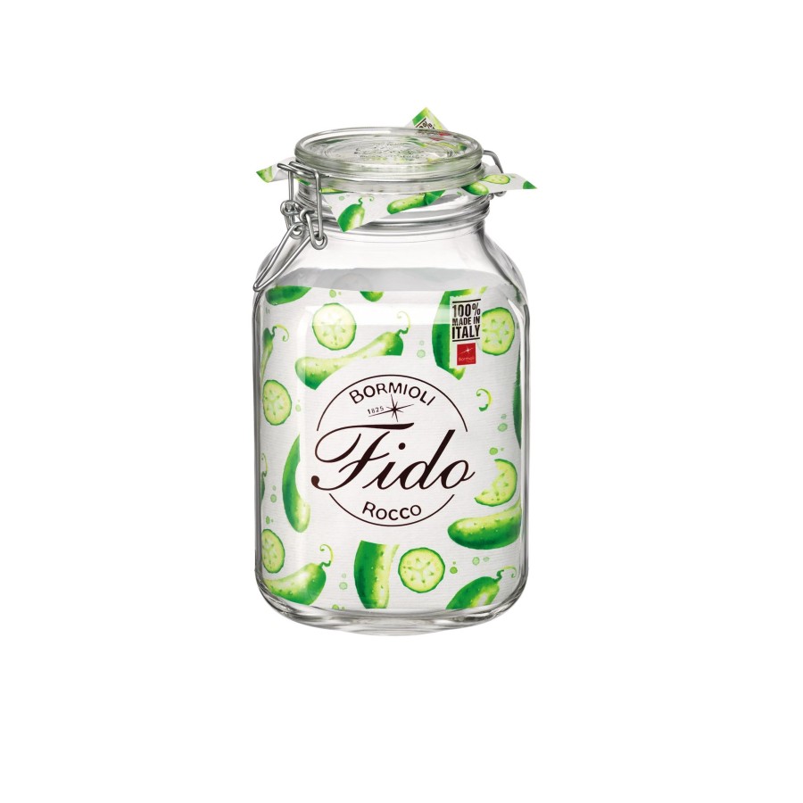 Food Storage Bormioli Rocco | Fido 101.5 Oz. Food Jar, Clear (Set Of 6)