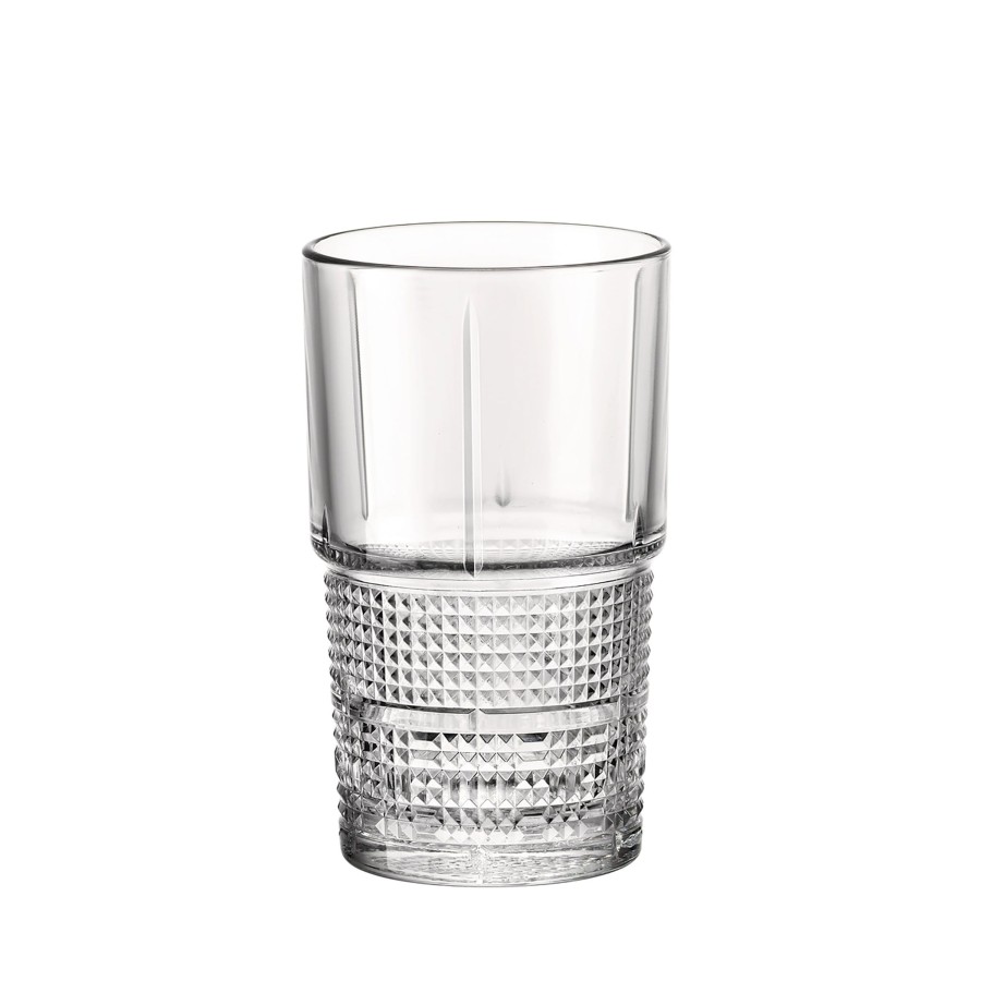 Drinkware Bormioli Rocco | Bartender 13.75 Oz. Novecento Hi-Ball Stackable Drinking Glasses (Set Of 4)