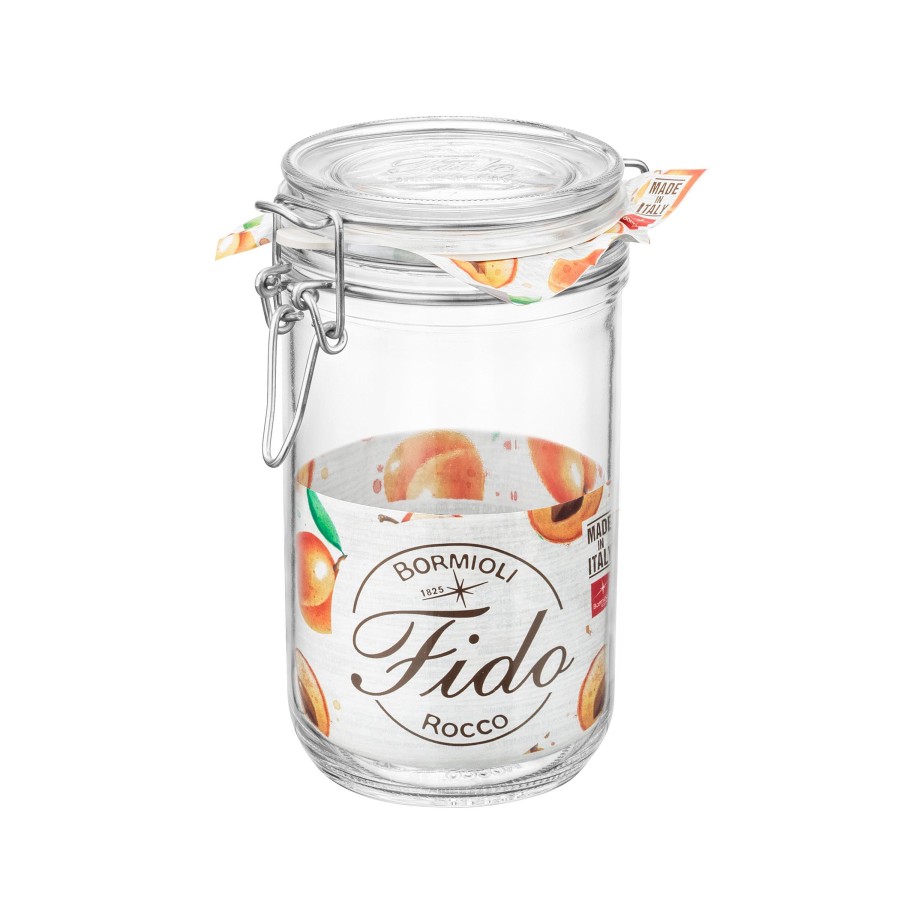 Food Storage Bormioli Rocco | Fido Cylinder 25.25 Oz. Food Jar, Clear (Set Of 6)