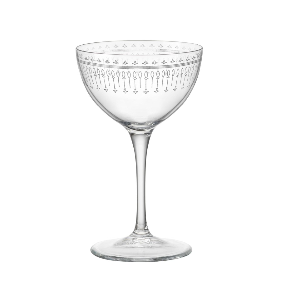 Drinkware Bormioli Rocco | Bartender 8 Oz. Novecento Art Deco Martini Cocktail Glasses (Set Of 6)