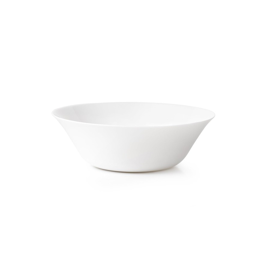 Dinnerware Bormioli Rocco | White Moon 10.55" Opal Glass Salad Bowl (Set Of 12)