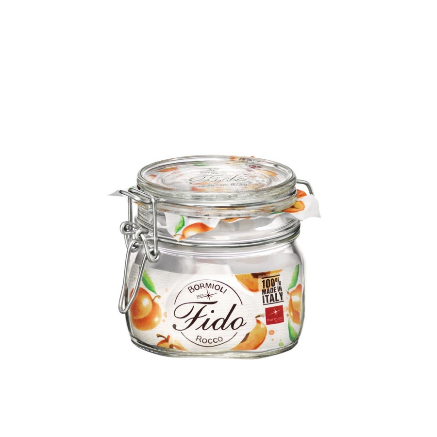 Food Storage Bormioli Rocco | Fido 17.5 Oz. Food Jar, Clear (Set Of 12)