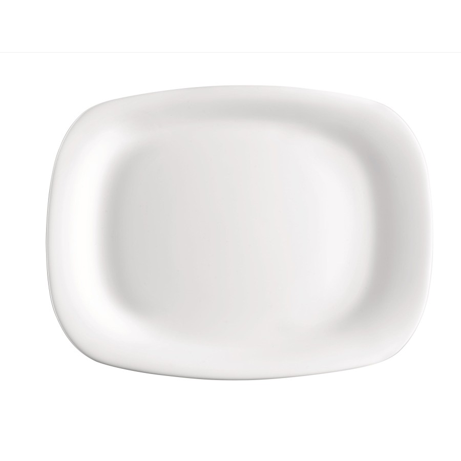 Dinnerware Bormioli Rocco | Parma 13.25" X 9.5" Opal Glass Serving Plate (Set Of 12)