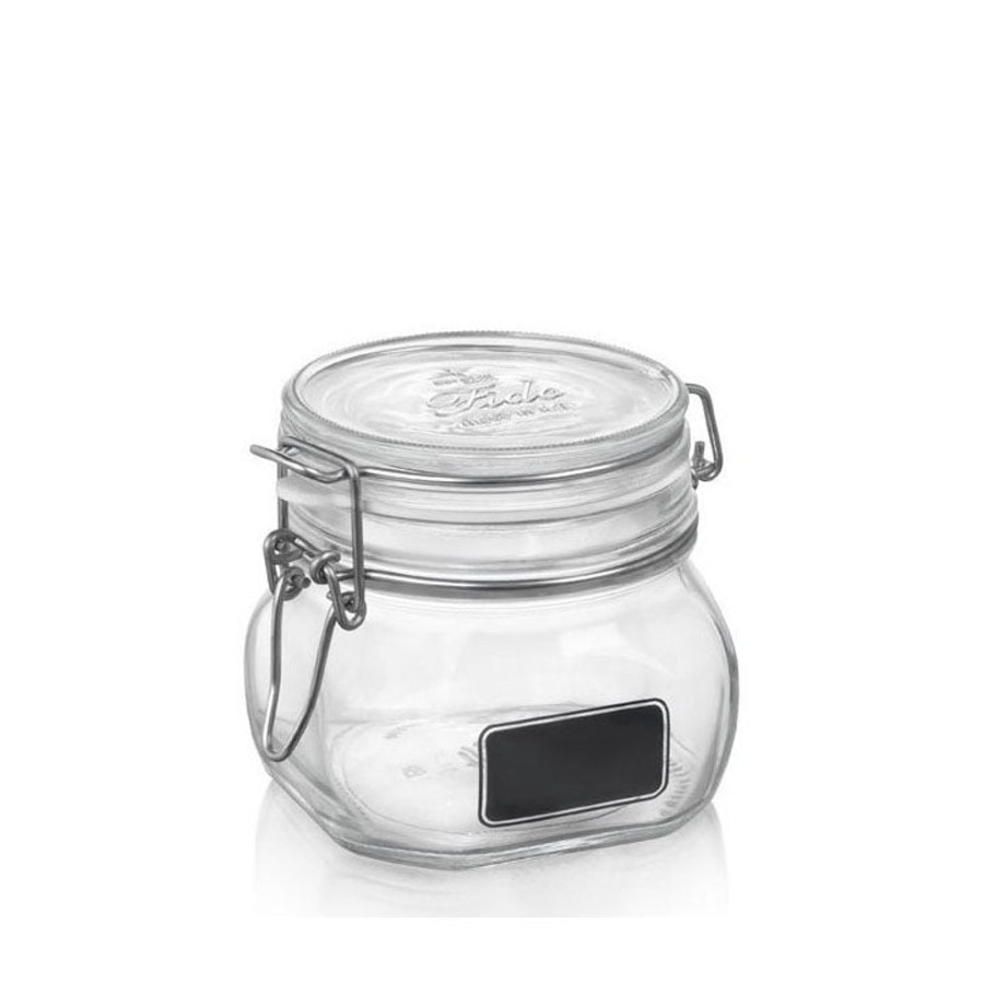 Food Storage Bormioli Rocco | Fido 17.5 Oz. Food Jar, Chalkboard (Set Of 12)