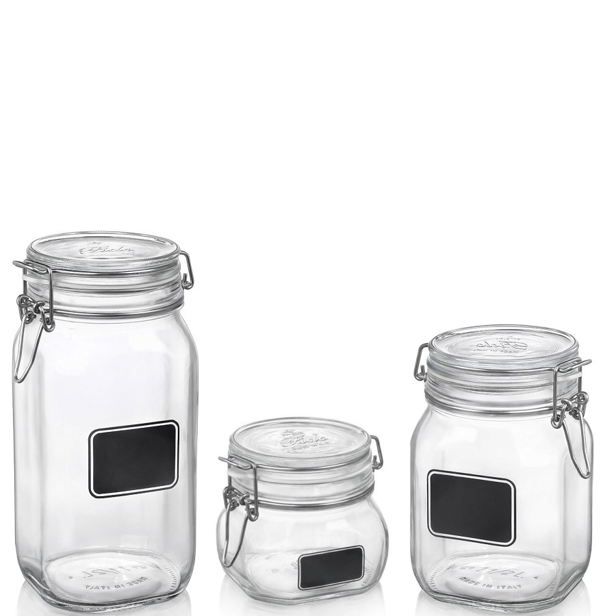 Food Storage Bormioli Rocco | Fido 17.5 Oz. Food Jar, Chalkboard (Set Of 12)