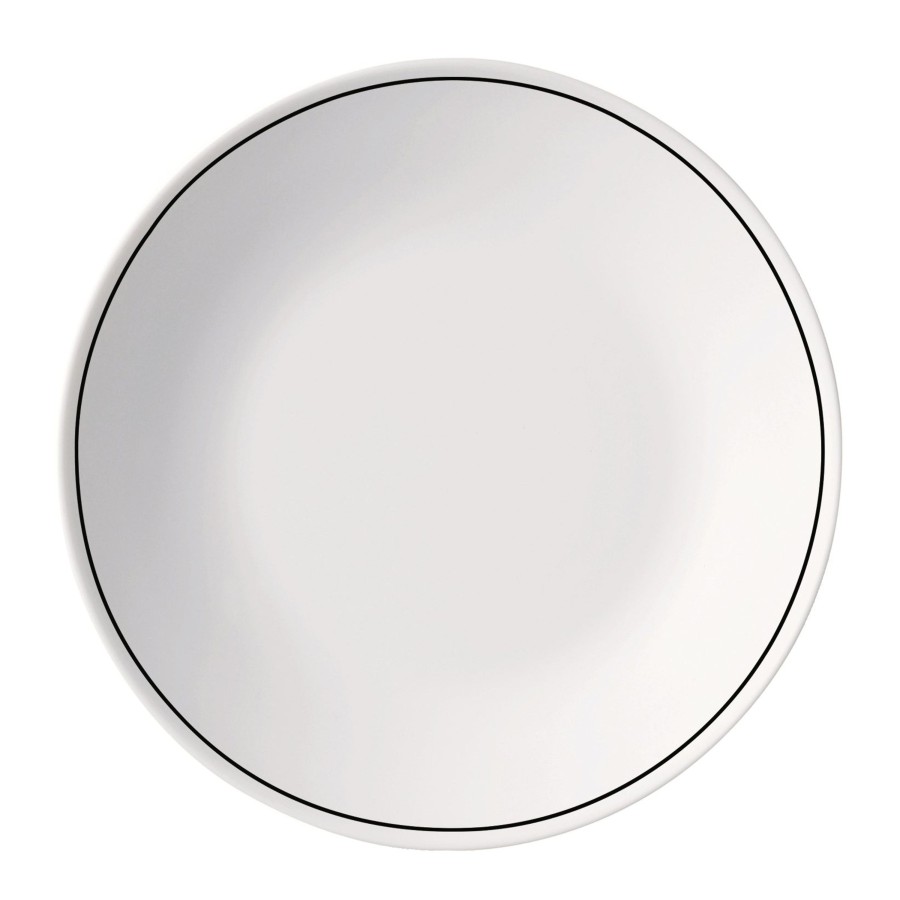 Dinnerware Bormioli Rocco | White Moon Chiaroscuro 8.75" Opal Glass Soup Plate, Unico (Set Of 24)