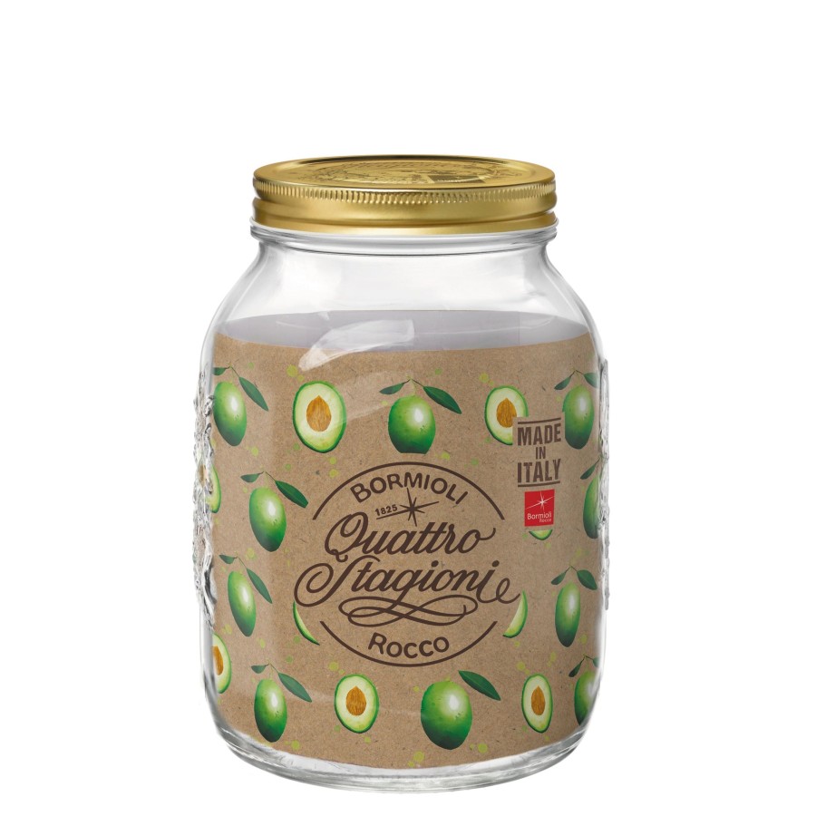 Food Storage Bormioli Rocco | Quattro Stagioni 101 Oz. Food Jar Wide Mouth (Set Of 6)