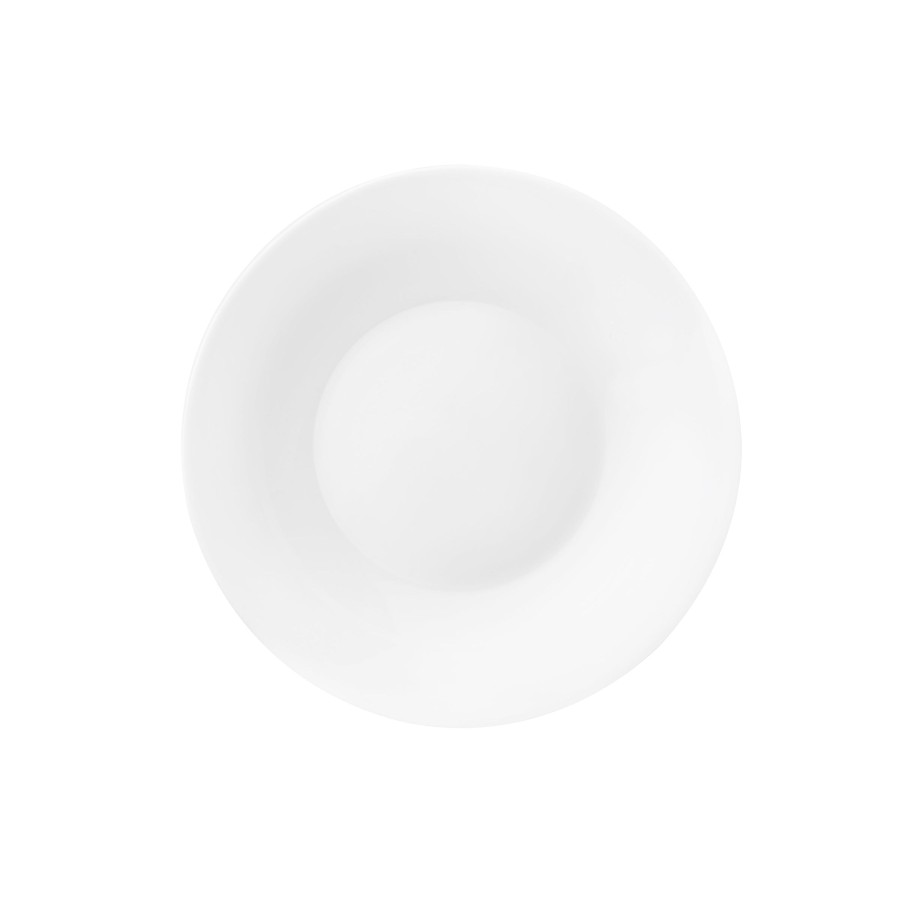 Dinnerware Bormioli Rocco | White Moon 9" Opal Glass Soup Plate (Set Of 24)