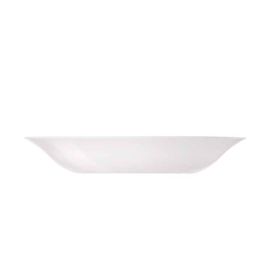 Dinnerware Bormioli Rocco | White Moon 9" Opal Glass Soup Plate (Set Of 24)