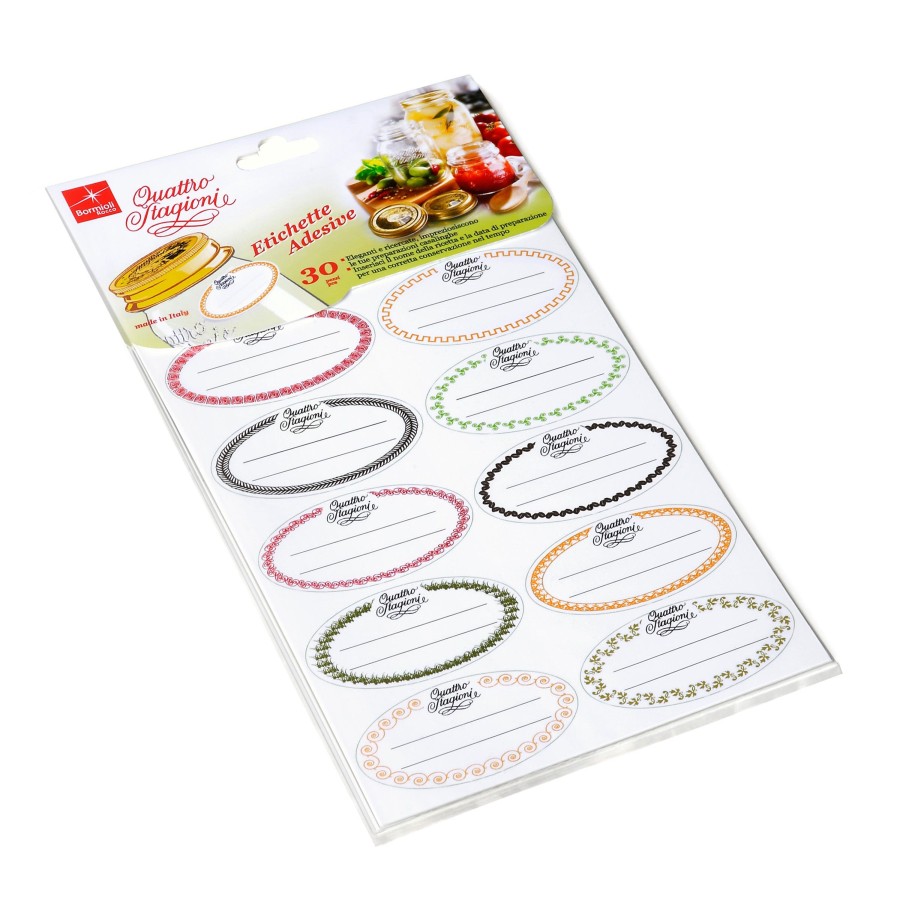 Accessories And Replacements Bormioli Rocco | Quattro Stagioni Adhesive Labels (30 Stickers)