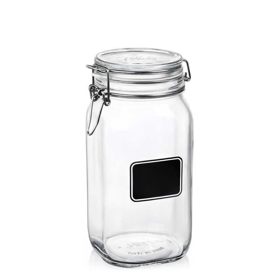 Food Storage Bormioli Rocco | Fido 50.75 Oz. Food Jar, Chalkboard (Set Of 12)